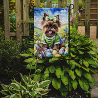 Brussels Griffon Easter Egg Hunt Garden Flag