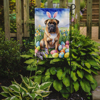 Bullmastiff Easter Egg Hunt Garden Flag