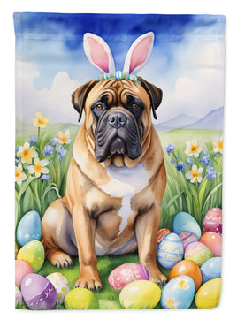 Bullmastiff Easter Egg Hunt Garden Flag