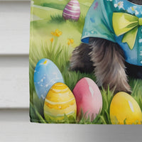 Cairn Terrier Easter Egg Hunt House Flag