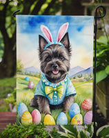 Cairn Terrier Easter Egg Hunt Garden Flag