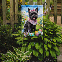 Cairn Terrier Easter Egg Hunt Garden Flag