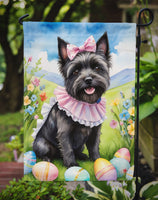 Cairn Terrier Easter Egg Hunt Garden Flag