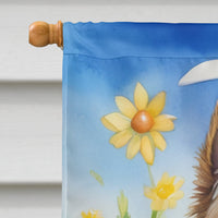 Cairn Terrier Easter Egg Hunt House Flag