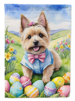 Cairn Terrier Easter Egg Hunt House Flag