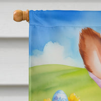 Cavalier Spaniel Easter Egg Hunt House Flag