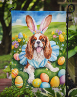 Cavalier Spaniel Easter Egg Hunt Garden Flag