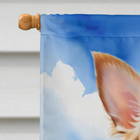 Chihuahua Easter Egg Hunt House Flag