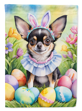 Chihuahua Easter Egg Hunt House Flag