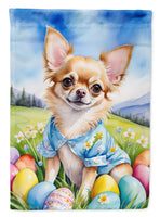 Chihuahua Easter Egg Hunt House Flag