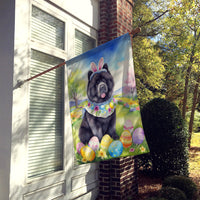 Chow Chow Easter Egg Hunt House Flag