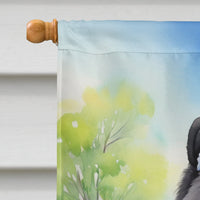 Chow Chow Easter Egg Hunt House Flag