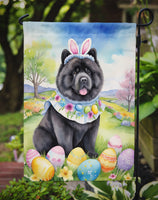 Chow Chow Easter Egg Hunt Garden Flag