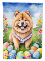 Chow Chow Easter Egg Hunt House Flag