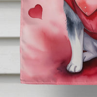 Alaskan Klee Kai My Valentine House Flag