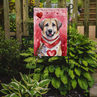 Anatolian Shepherd Dog My Valentine Garden Flag