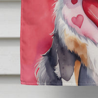 Australian Shepherd My Valentine House Flag