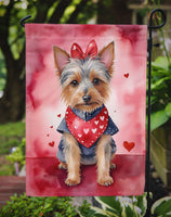 Australian Terrier My Valentine Garden Flag