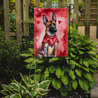 Belgian Malinois My Valentine Garden Flag