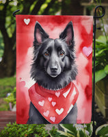 Belgian Sheepdog My Valentine Garden Flag