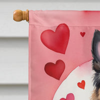 Belgian Tervuren My Valentine House Flag