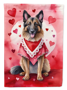 Belgian Tervuren My Valentine Garden Flag