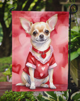 Chihuahua My Valentine Garden Flag