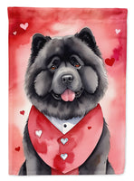 Chow Chow My Valentine House Flag