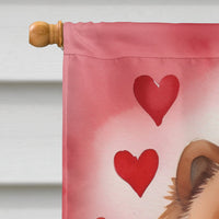 Chow Chow My Valentine House Flag