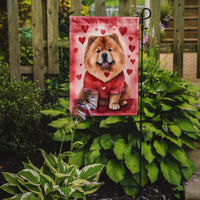 Chow Chow My Valentine Garden Flag