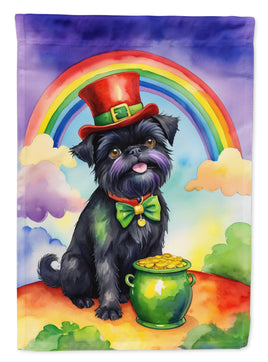 Affenpinscher St Patrick's Day Garden Flag