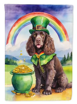 American Water Spaniel St Patrick's Day House Flag