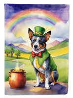 Australian Cattle Dog St Patrick's Day House Flag