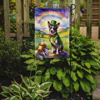 Australian Cattle Dog St Patrick's Day Garden Flag