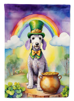 Bedlington Terrier St Patrick's Day House Flag