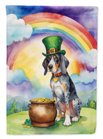 Bluetick Coonhound St Patrick's Day House Flag