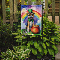 Border Terrier St Patrick's Day Garden Flag