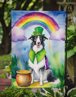 Borzoi St Patrick's Day Garden Flag