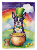 Boston Terrier St Patrick's Day House Flag