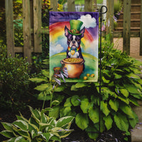 Boston Terrier St Patrick's Day Garden Flag