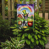 Boston Terrier St Patrick's Day Garden Flag