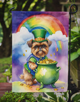 Brussels Griffon St Patrick's Day Garden Flag