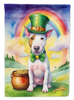 Bull Terrier St Patrick's Day House Flag