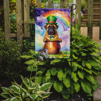 Bullmastiff St Patrick's Day Garden Flag