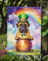 Bullmastiff St Patrick's Day Garden Flag