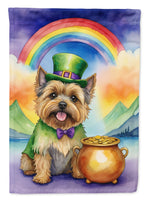 Cairn Terrier St Patrick's Day House Flag