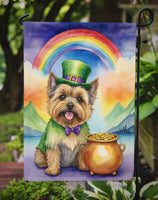 Cairn Terrier St Patrick's Day Garden Flag