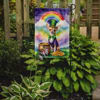 Chihuahua St Patrick's Day Garden Flag