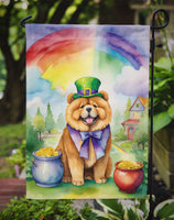 Chow Chow St Patrick's Day Garden Flag