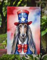 Afghan Hound Patriotic American Garden Flag